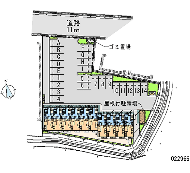 22966 Monthly parking lot