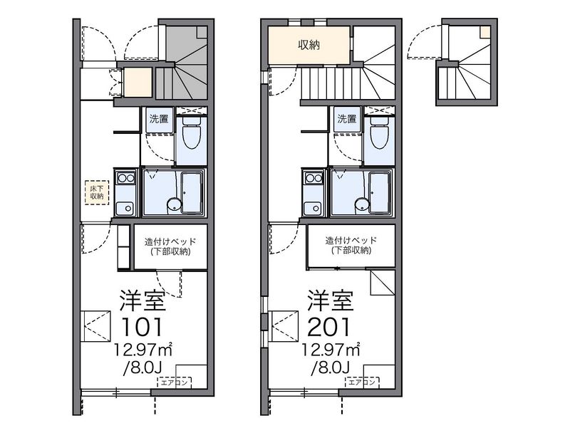 レオネクスト天神町Ⅱ 間取図