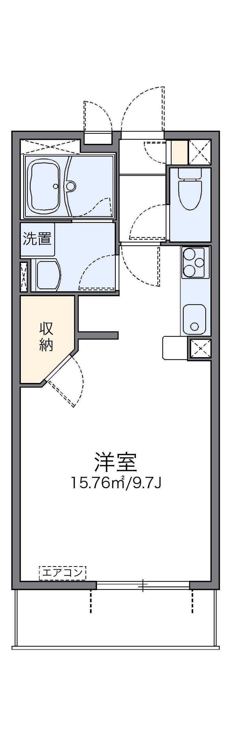 レオネクスト住吉２番館 間取図