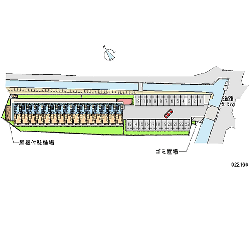 レオパレスＲｉｖｅｒ　Ｓｉｄｅ 月極駐車場