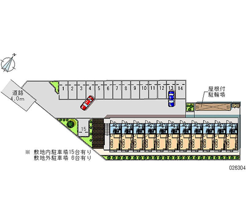 26304 Monthly parking lot