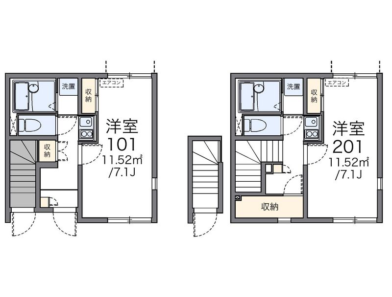 レオネクストエルサント 間取図