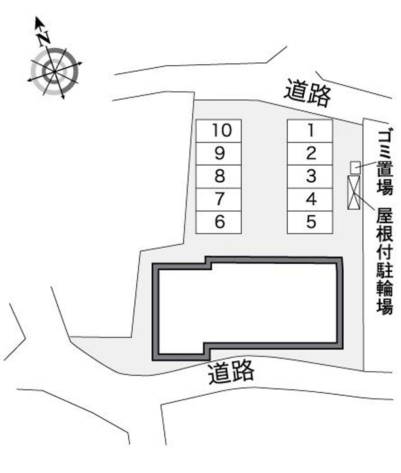レオパレスサン　ヒル 配置図