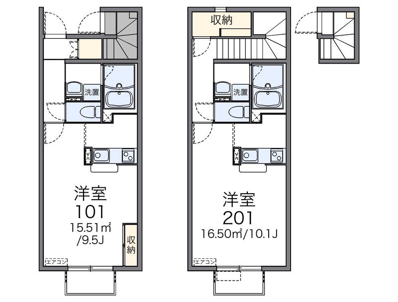 レオネクストアウリィ 間取図