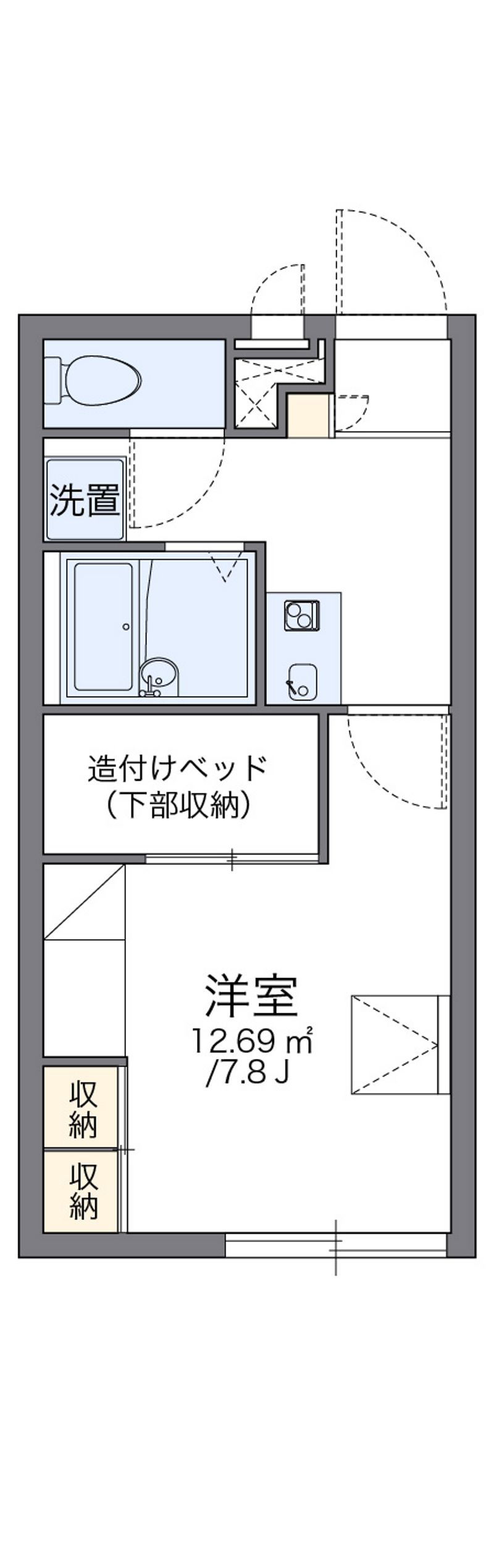 レオパレスＪＯＹ 間取図