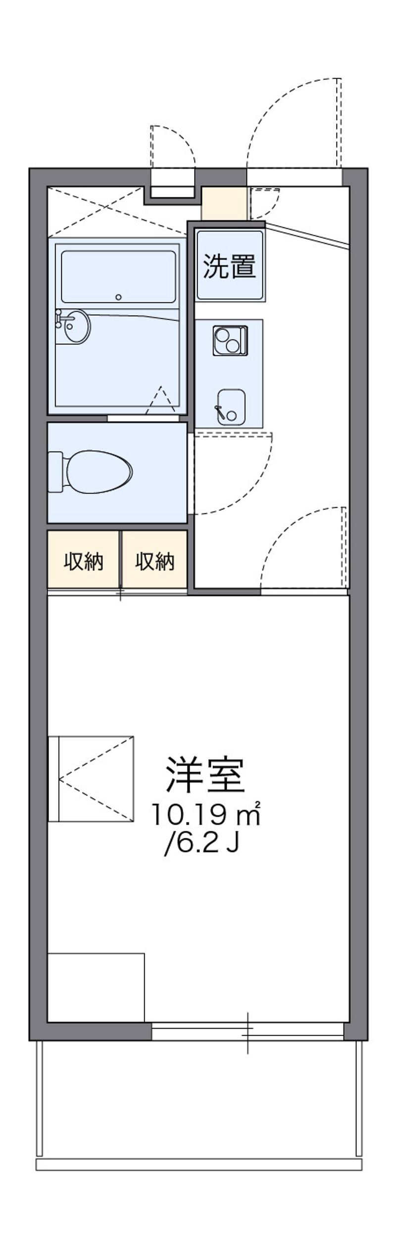 レオパレスサマーランド 間取図