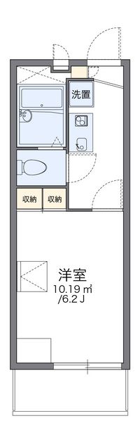 レオパレスサマーランド 間取り図