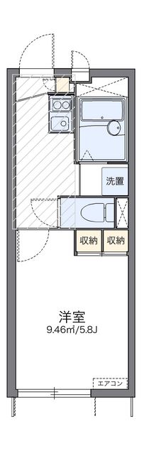 レオパレス上台ハイツ 間取り図