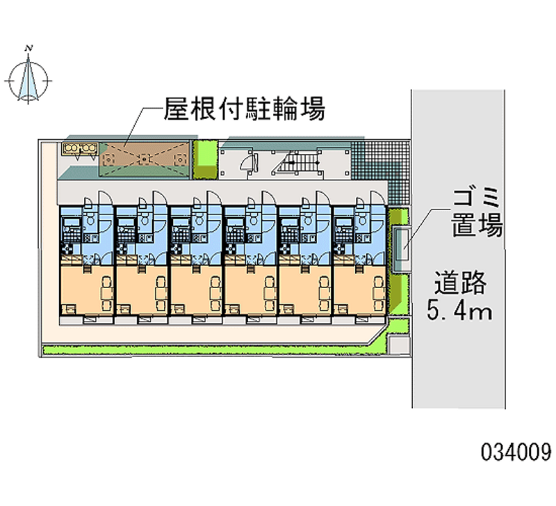 レオパレスエレンシア 区画図