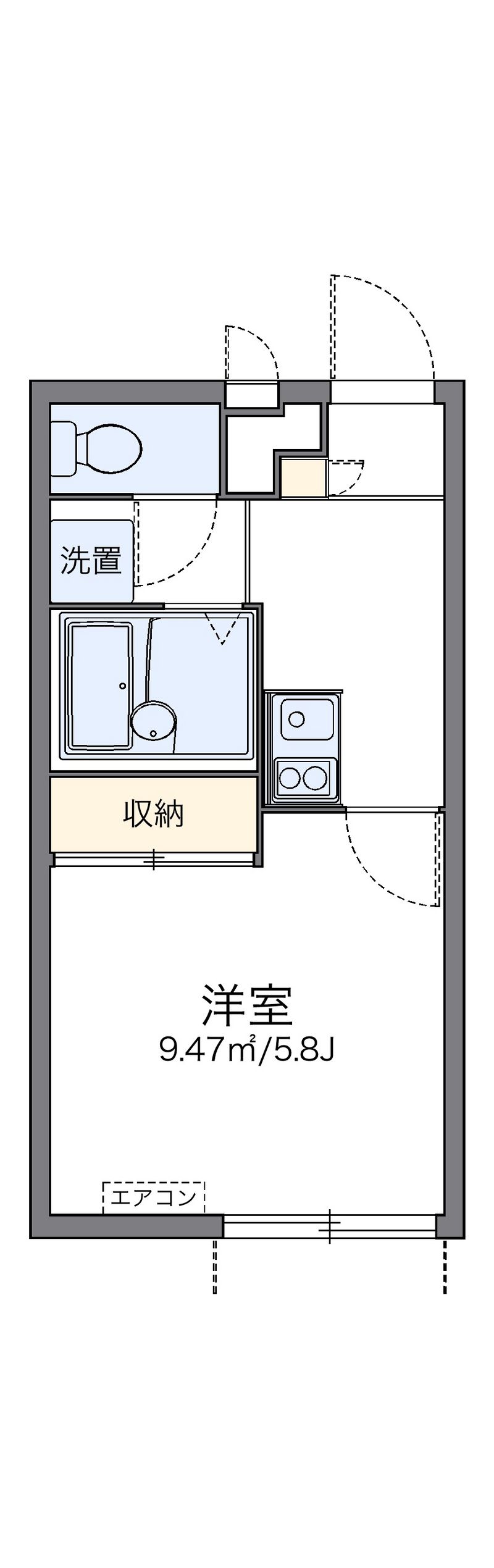 レオパレス本天沼ＥＴ 間取図