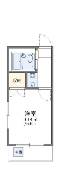 レオパレスブルーリバー 間取り図