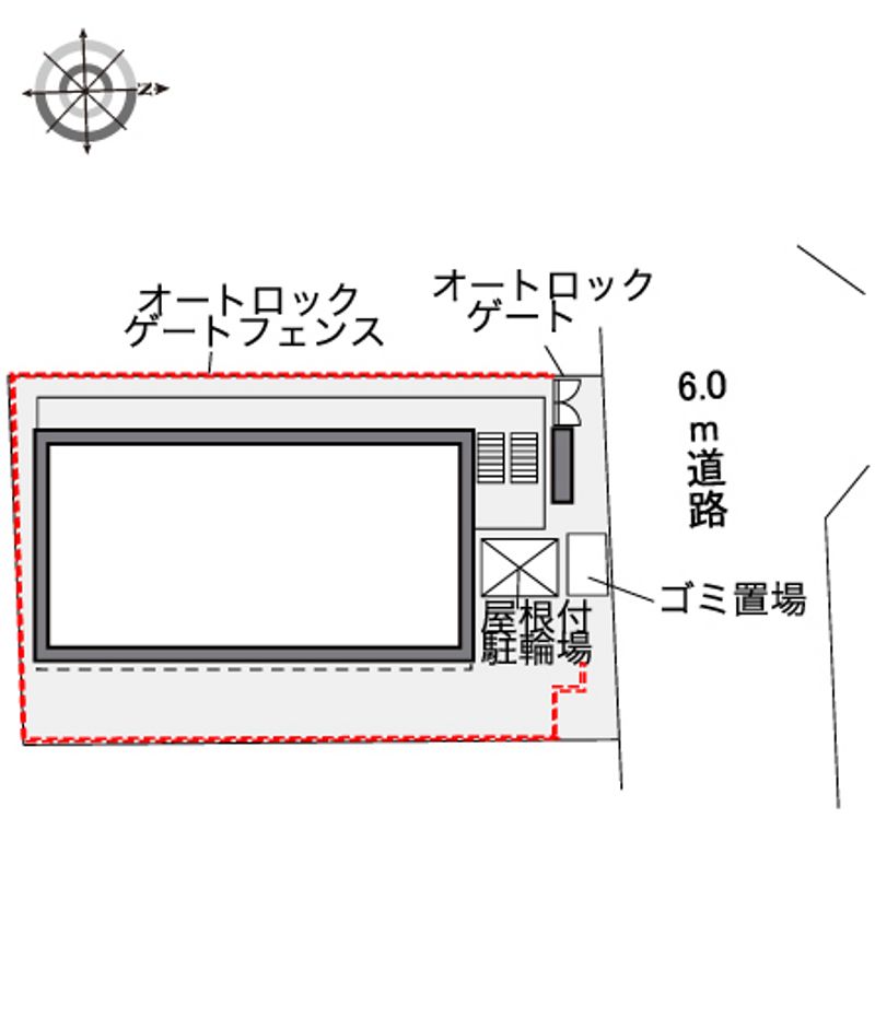 レオパレスアウラ 配置図