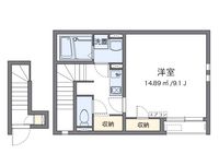 クレイノＬｏｃｏ千駄木 間取り図