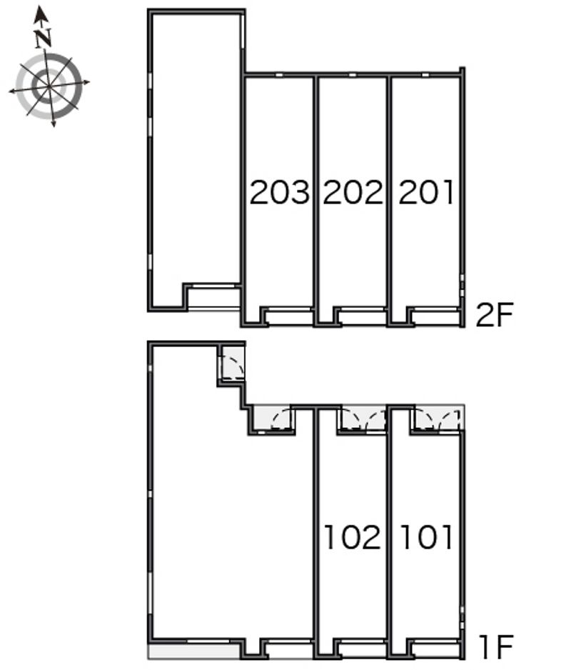 クレイノメゾン芙蓉 間取り配置図
