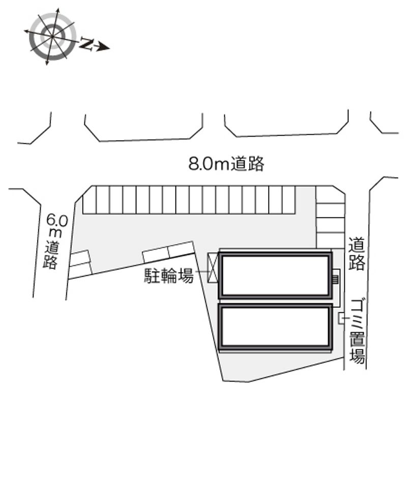 レオパレス秀 配置図
