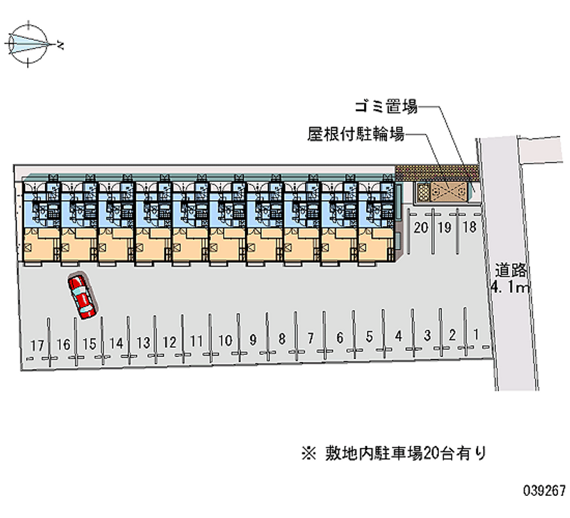 レオパレス柴田 月極駐車場