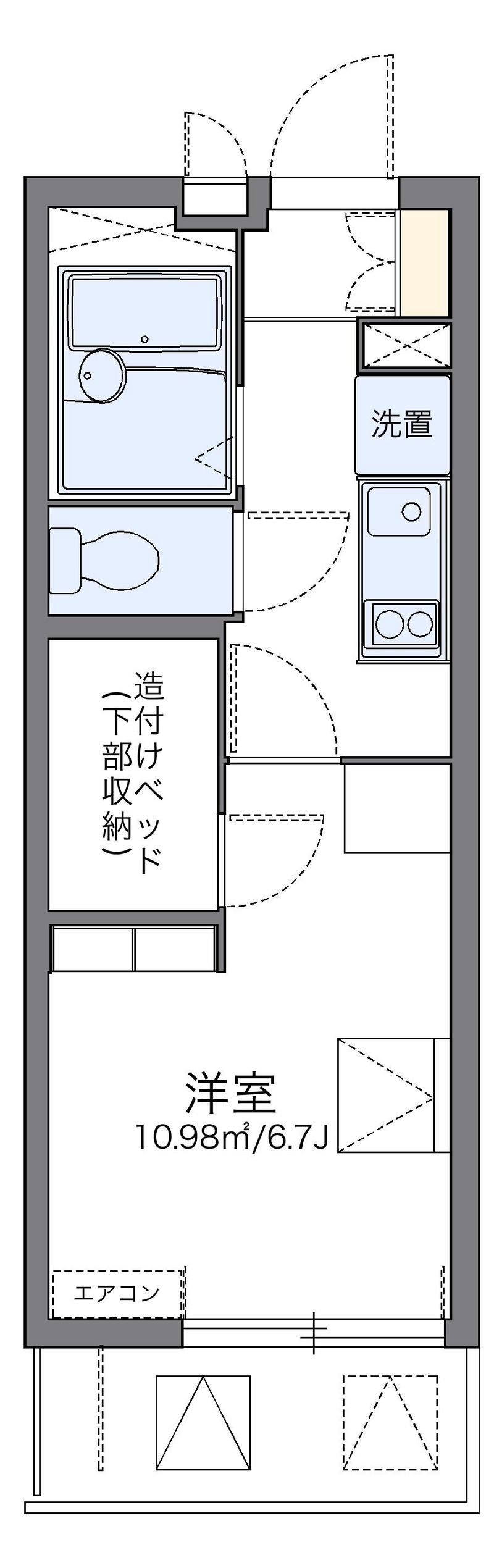 leopalace Sumiyoshi Sơ đồ nhà
