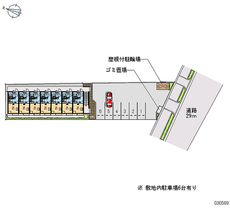 レオパレス山路 月極駐車場