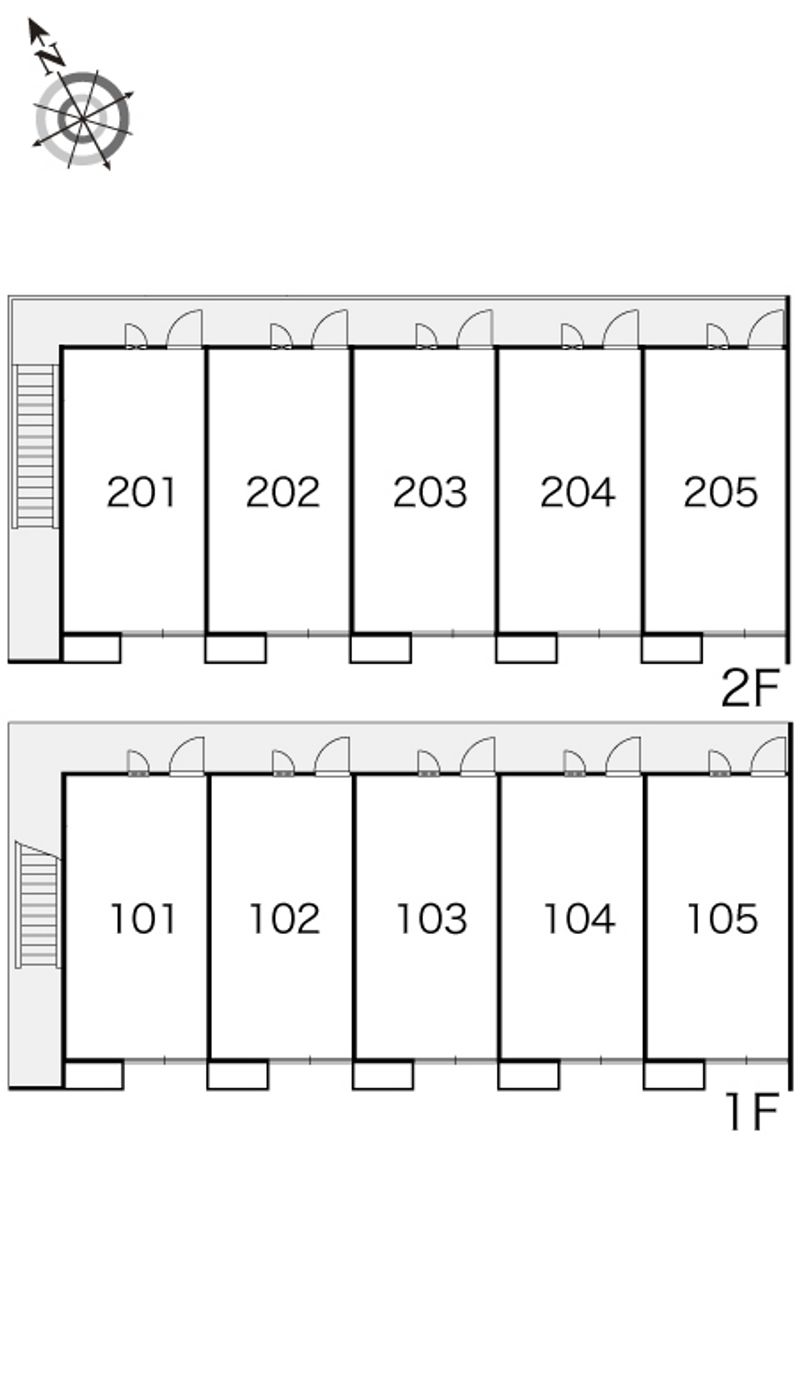 レオパレスＴＡＢＥＥＨＯＵＳＥ 間取配置図