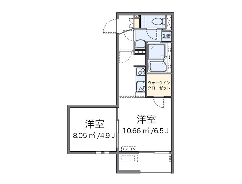 レオネクスト浪華Ⅲ 間取図