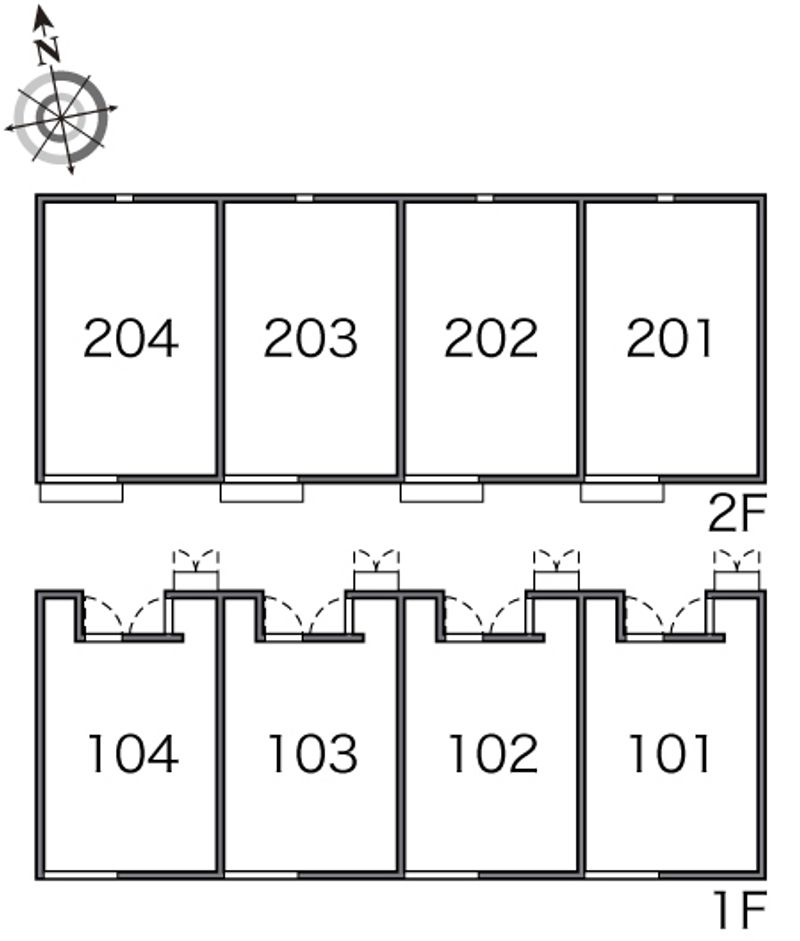 レオネクストショー 間取り配置図