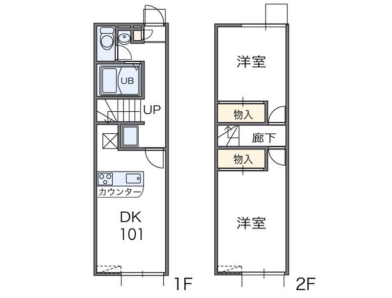 レオパレスゼスト 間取図