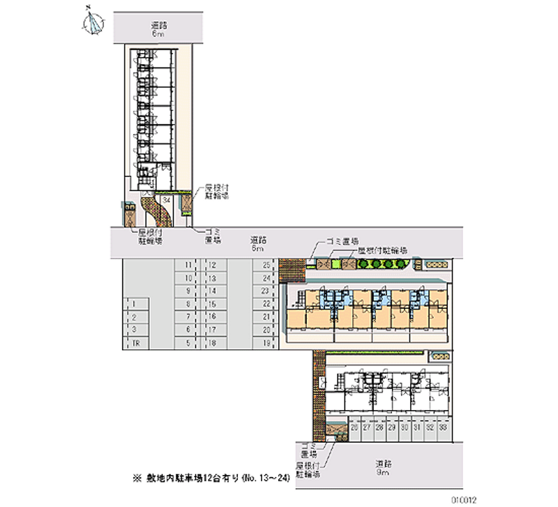 10012月租停車場