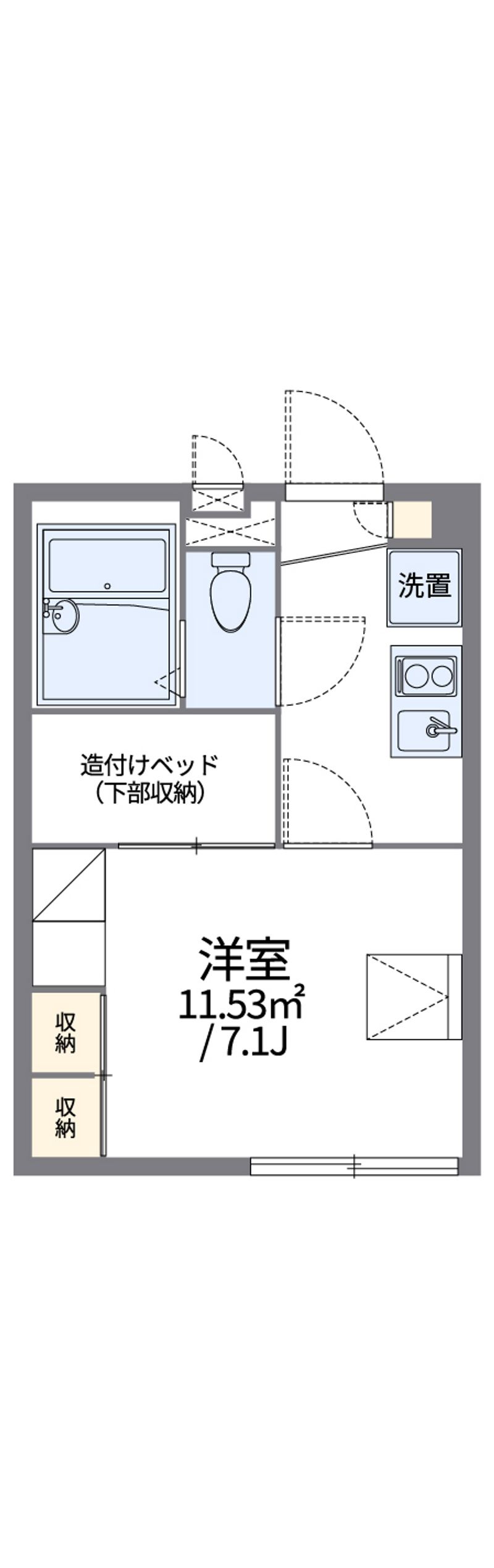 レオパレスＭＲⅡ 間取図