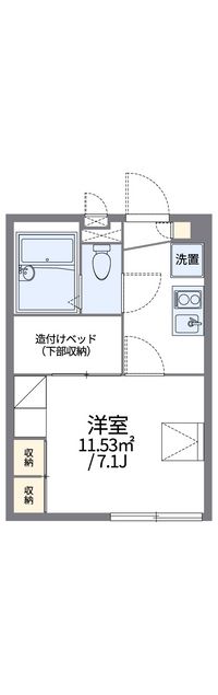 レオパレスＭＲⅡ 間取り図