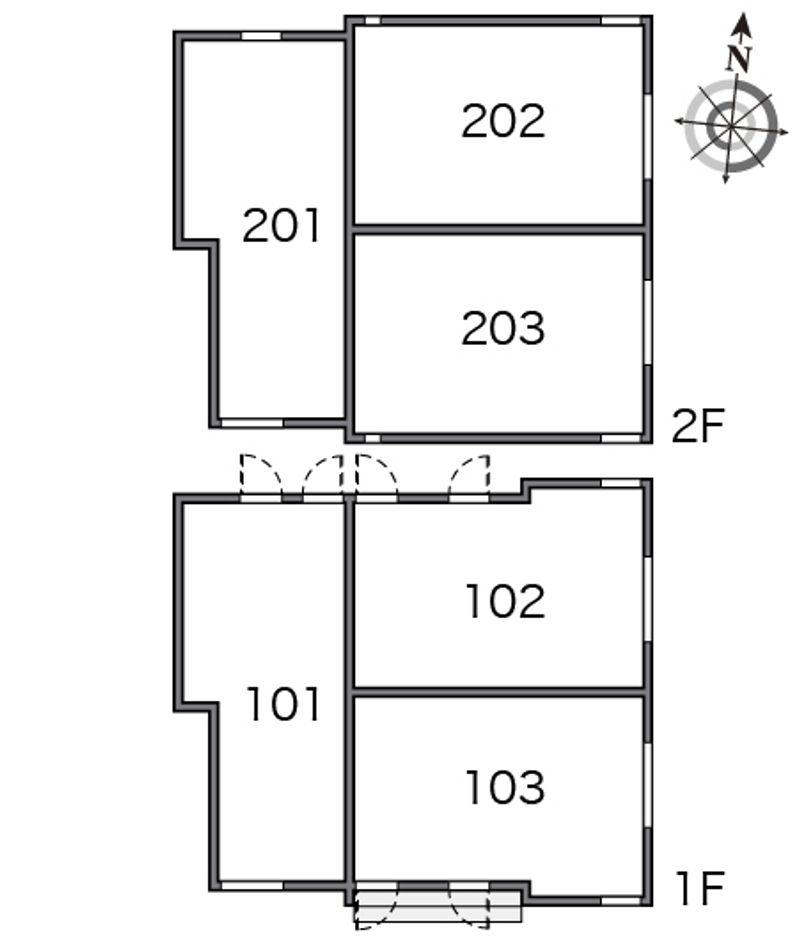クレイノＴ　白鷺 間取り配置図