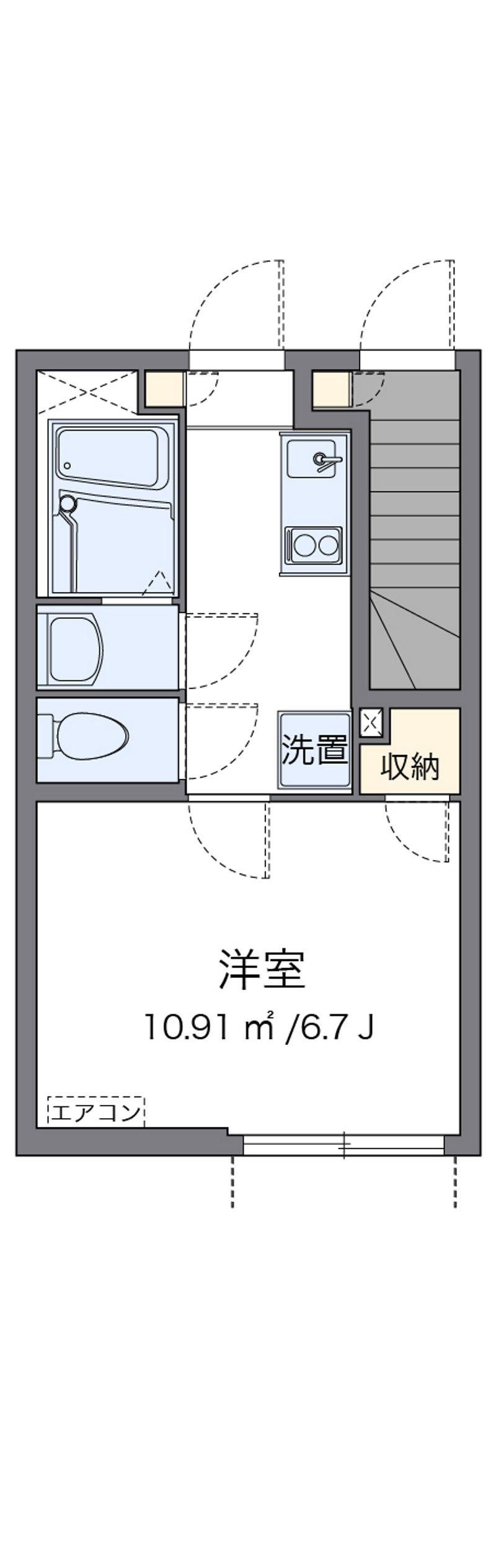 クレイノ葵芳　２号館 間取図