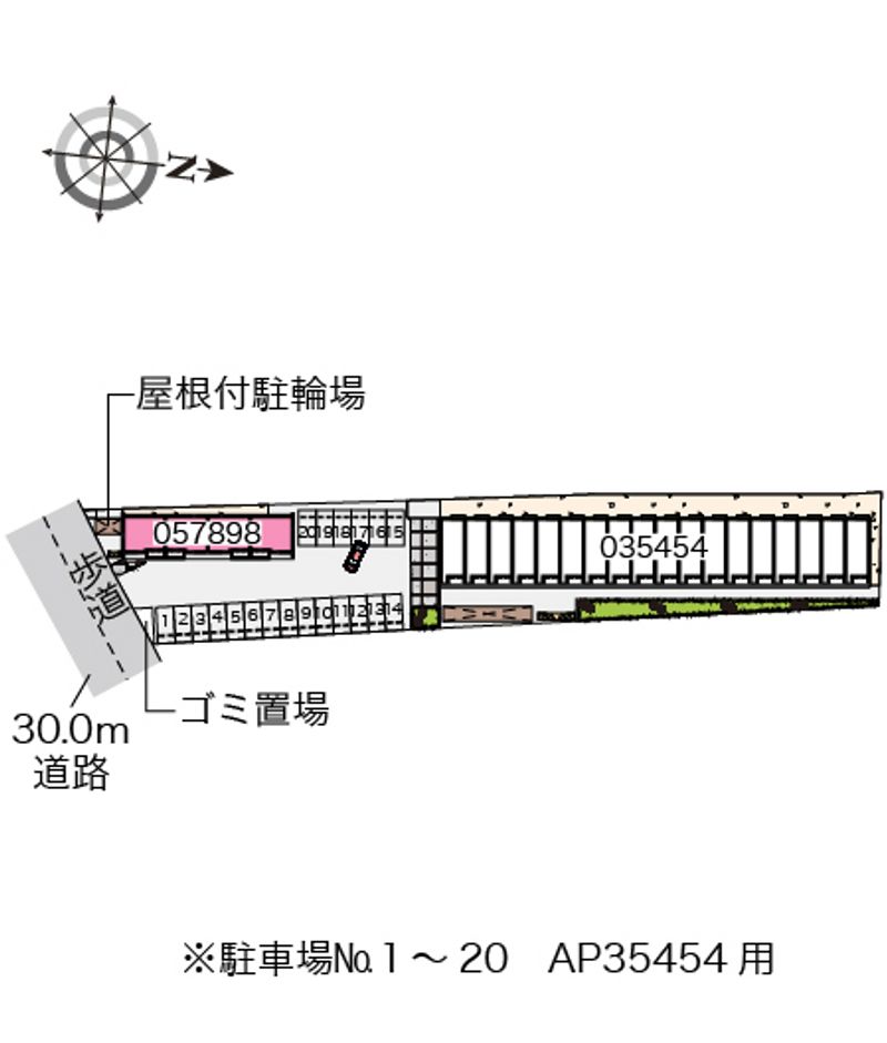 クレイノ大志Ⅱ 配置図