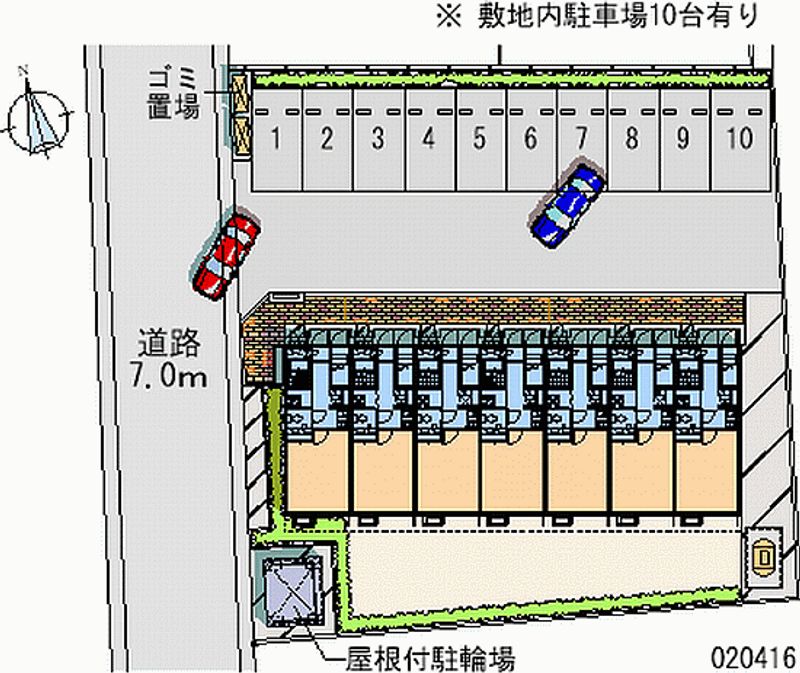 レオパレスエム 月極駐車場