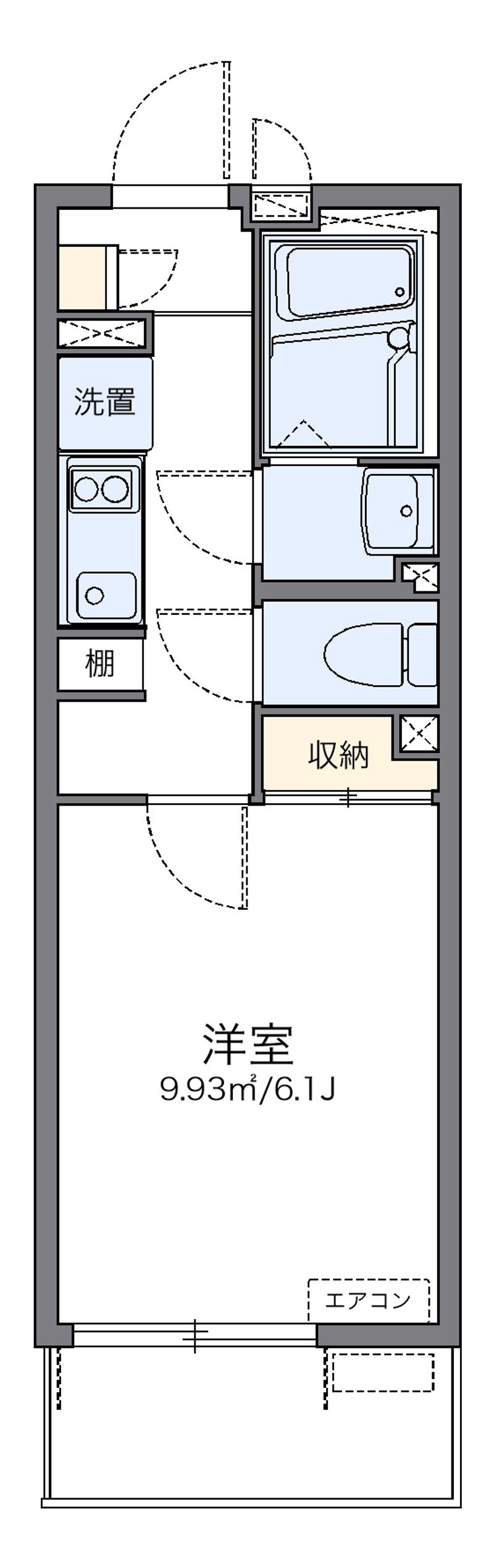 レオネクストヴァンベール　ドゥ 間取り