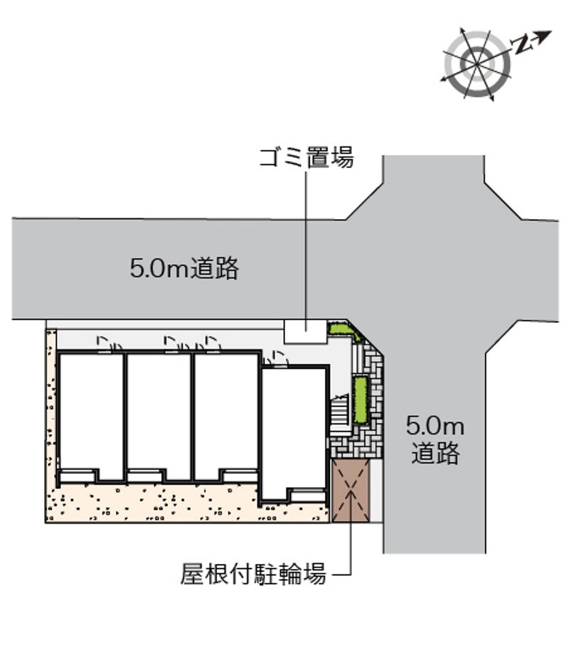クレイノサンライズ楠 配置図