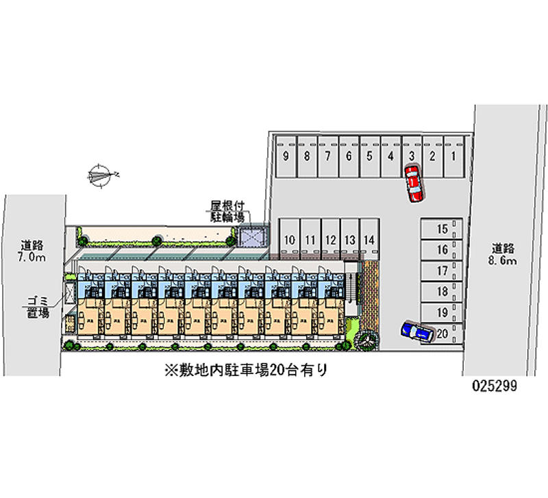 25299月租停車場