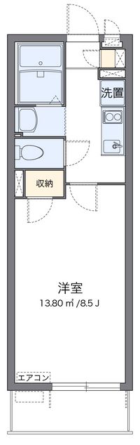 クレイノセレーノ香椎駅東Ⅱ 間取り図