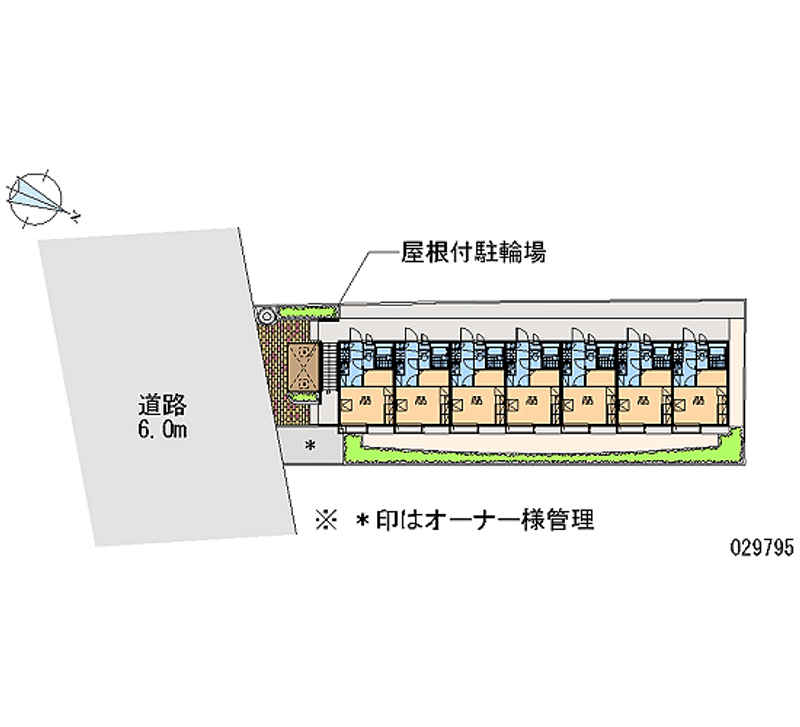 レオパレスライトハウス上田 区画図