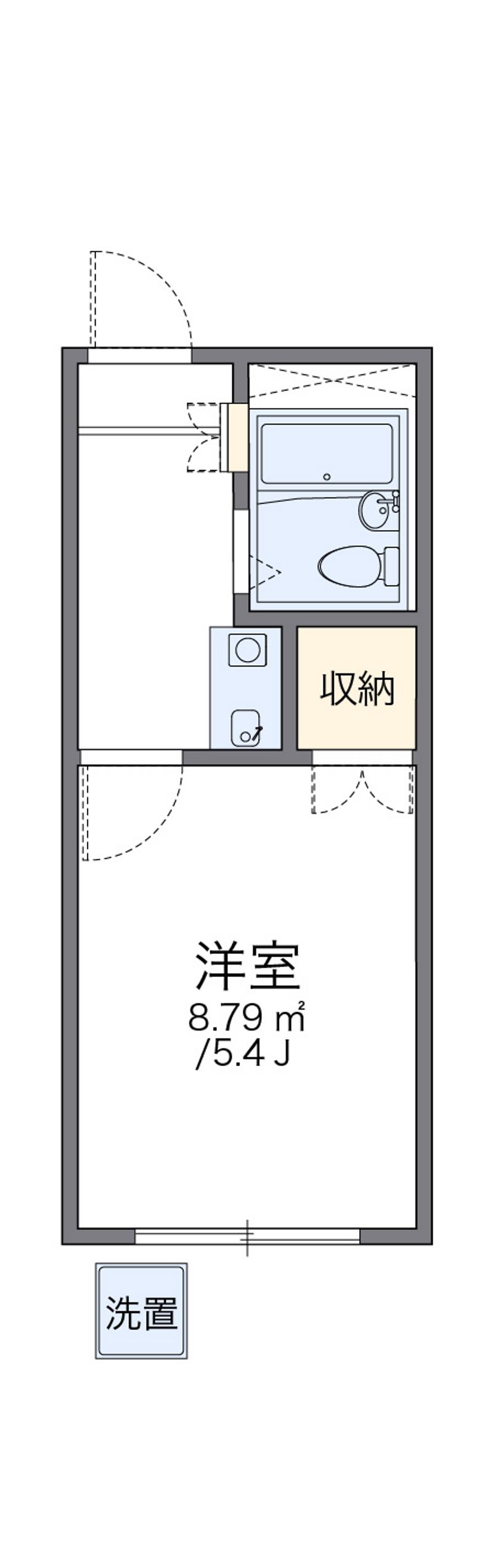 レオパレス井荻第２ 間取図