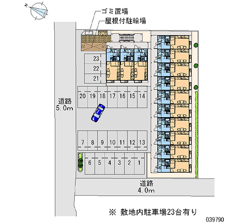 レオパレス台場 月極駐車場