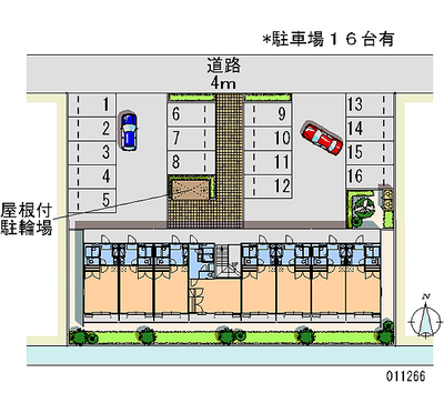 11266 Monthly parking lot