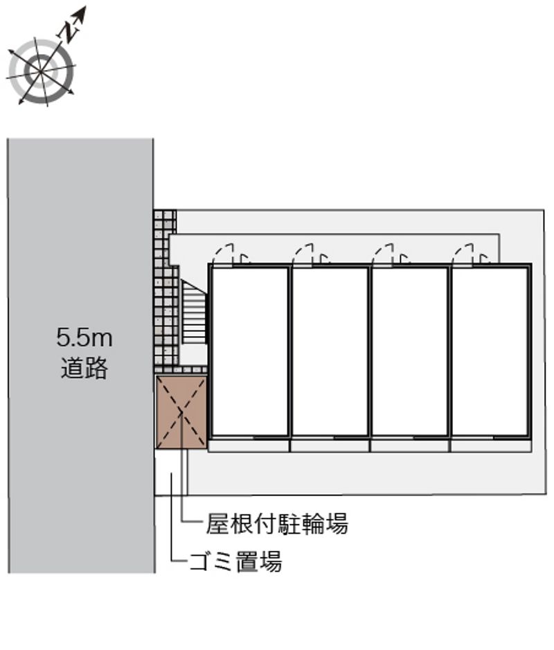 レオパレスグリーンヴィラ 配置図