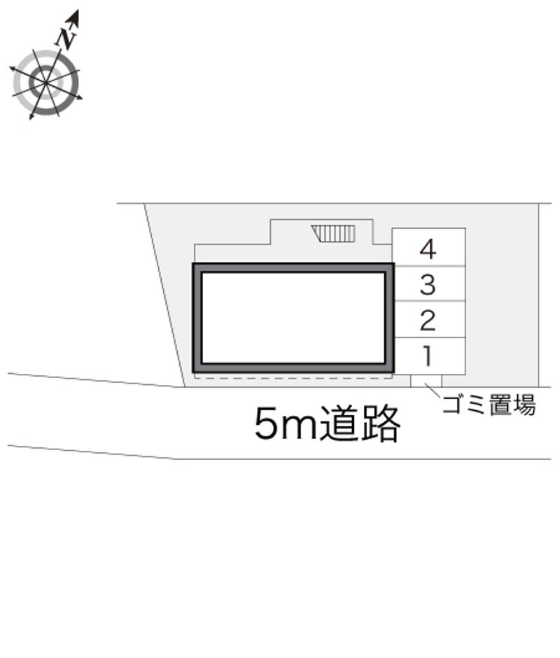レオパレスマ・メゾン 駐車場