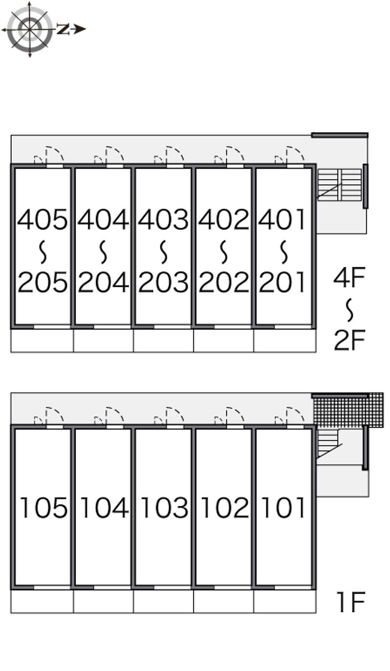 レオパレスゆう 間取配置図