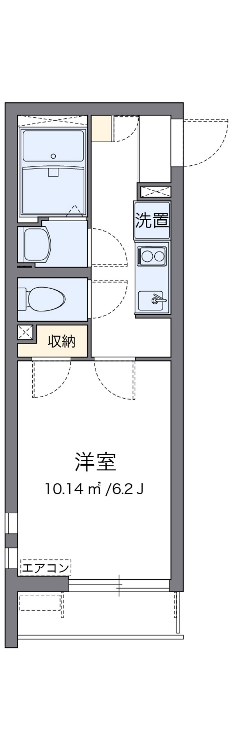 クレイノグランディールＤ 間取図