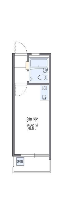 レオパレス祐天寺 間取り図