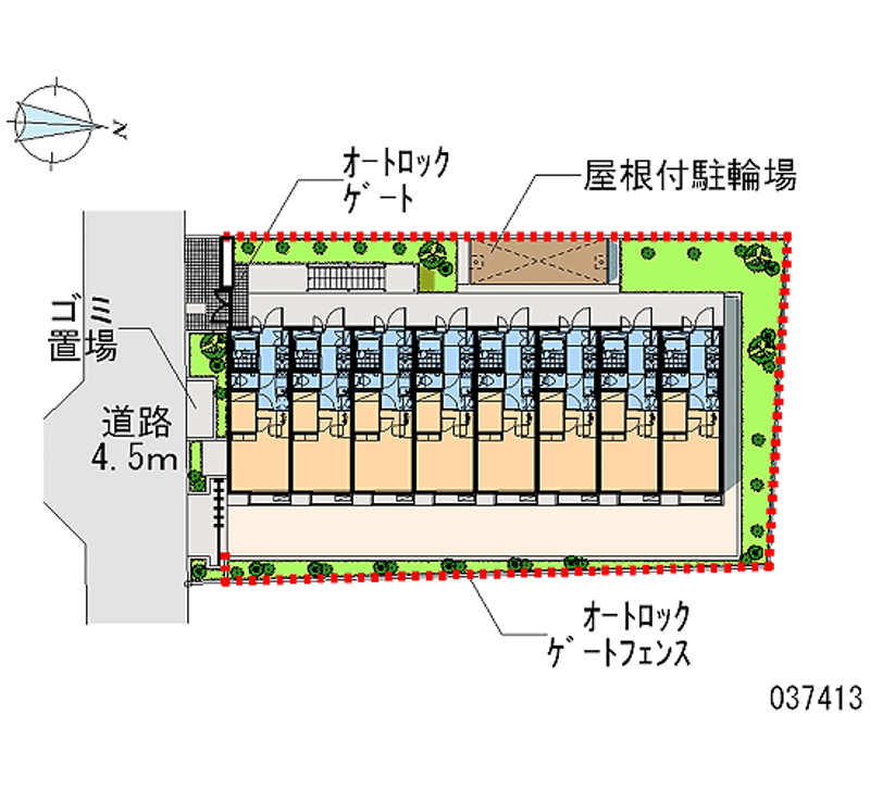 レオパレスプリマベーラ荻窪 区画図