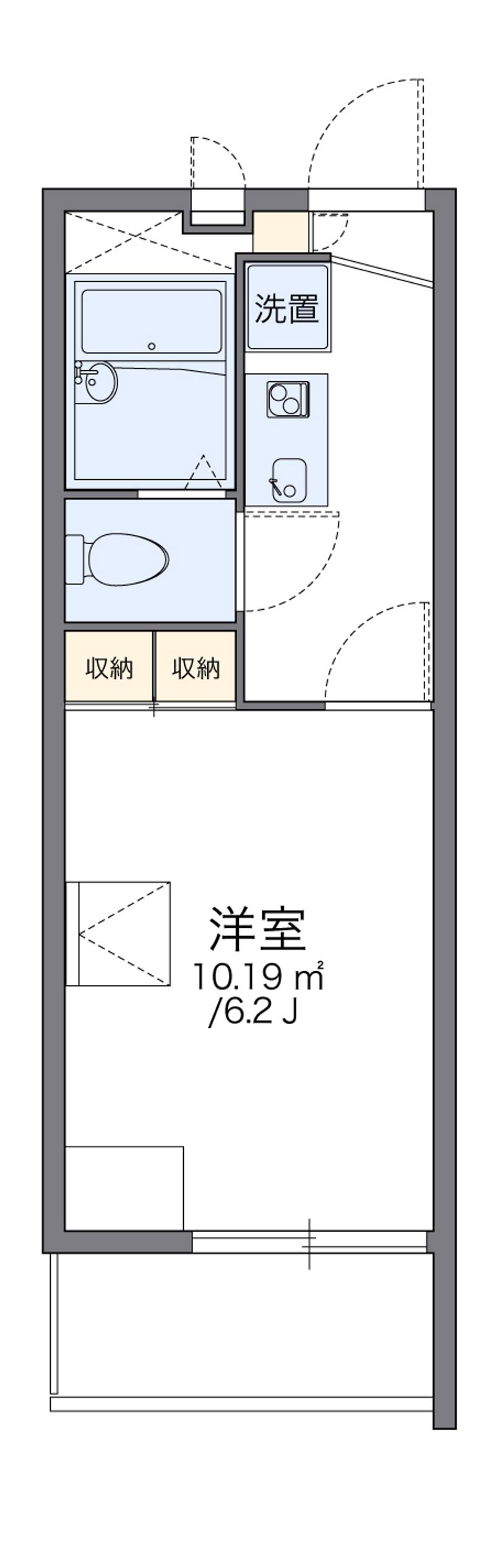 レオパレス浅香山 間取り