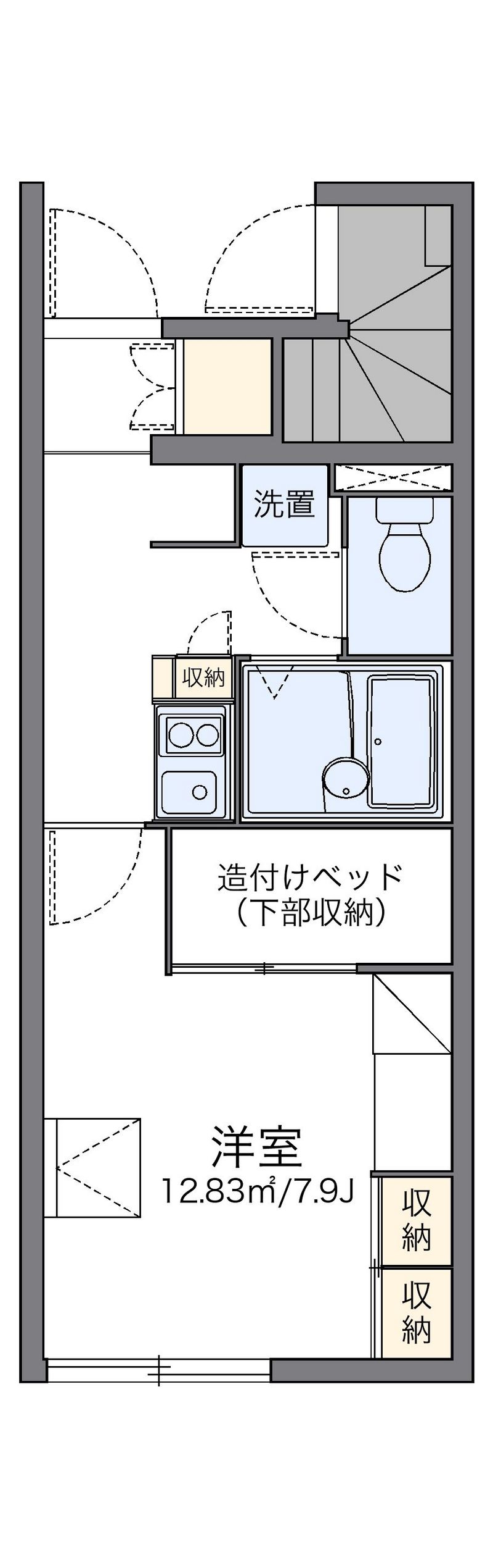 レオパレス昴 間取図