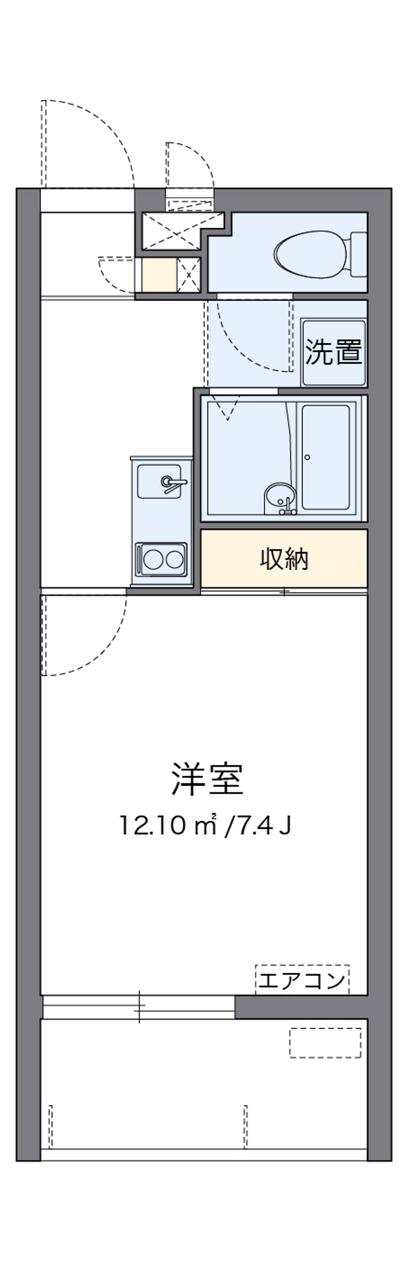 レオネクストＭｏｒｉｓｈｉｔａ 間取り